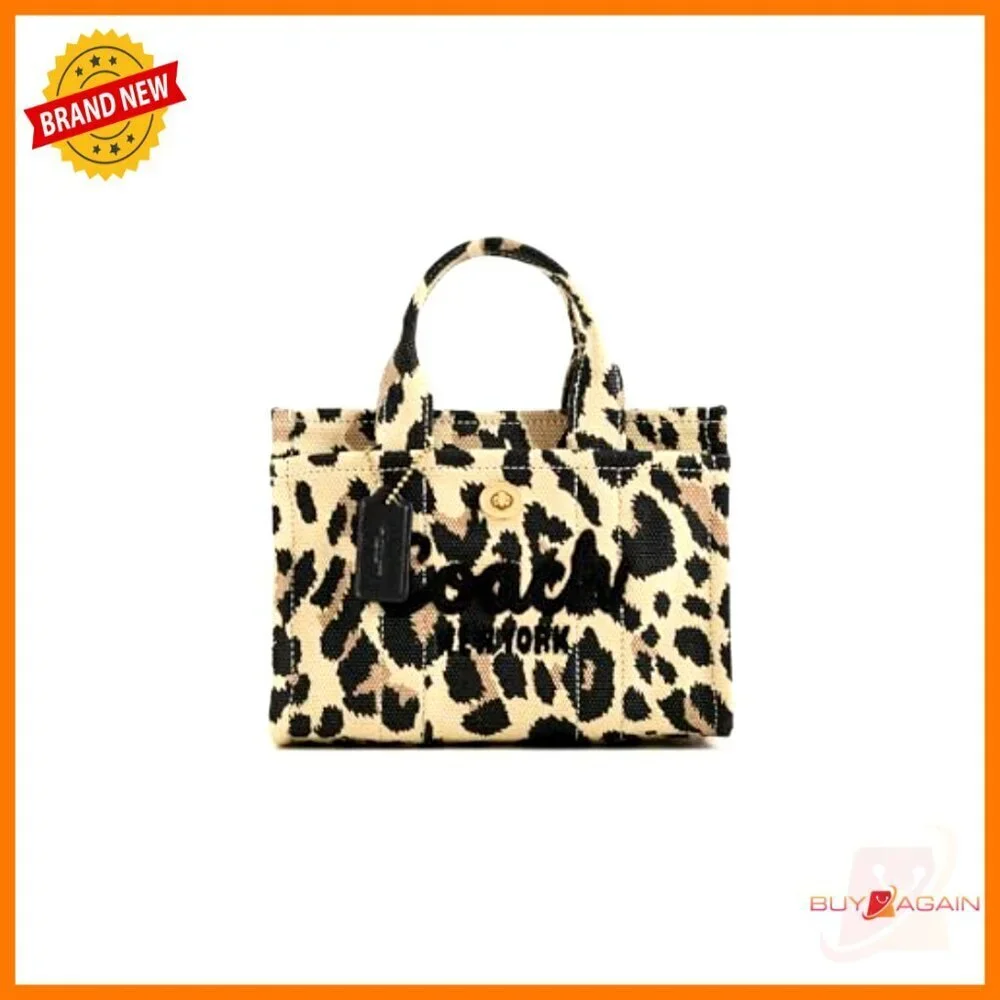 Canvas Tote Bag with Detachable Strap, Turnlock Closure, Multiple Carry Options
